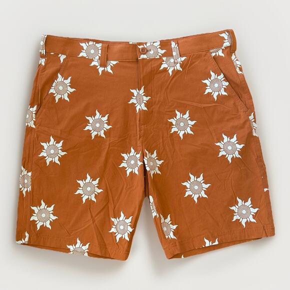 Eddie Bauer Other - Eddie Bauer Sunburst Chino Shorts Men’s Size 36 Rust Color 10" Inseam Casual